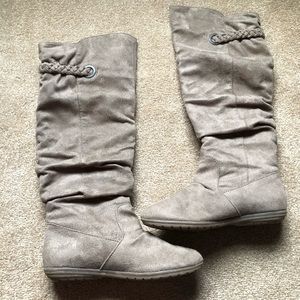 Tan Suede Boots